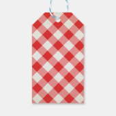 Baby Q Gingham en Sunflower Hartelijk dank Cadeaulabel (Achterkant)