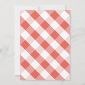 Baby-Q Kleurrijk Voedsel BBQ Baby shower Kaart (Achterkant)