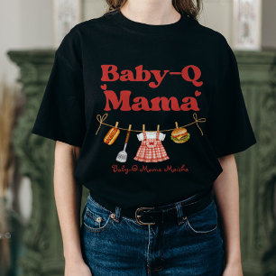 Baby-Q Mama Meisje Baby Shower T-Shirt