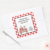 Baby Q Meisje Douche Favoriet Sticker BBQ Barbeque (Envelop)