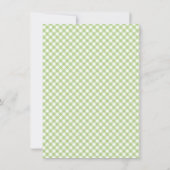 Baby Q Neutrale Baby shower Uitnodiging (Achterkant)