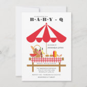 Baby Q Neutrale Baby shower Uitnodiging (Voorkant)