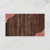 Baby Q Picnic Baby shower Diaper Raffle Insert Informatiekaartje (Achterkant)