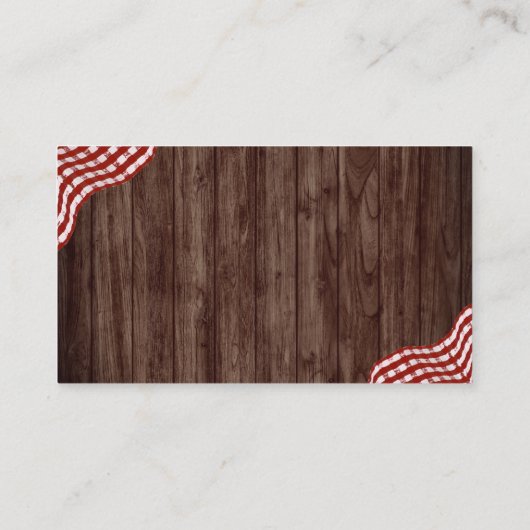 Baby Q Picnic Baby shower Diaper Raffle Insert Informatiekaartje (Achterkant)