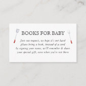 Baby-Q Picnic Backyard Baby shower Books for Baby Informatiekaartje (Voorkant)