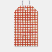 Baby Q rustieke koppels Baby shower Cadeaulabel (Achterkant)