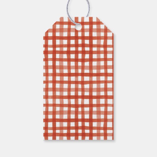 Baby Q rustieke koppels Baby shower Cadeaulabel (Achterkant)