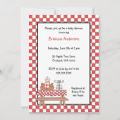 Baby Q Shower Invitation Boy met lichte huid Kaart (Voorkant)