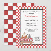 Baby Q Shower Invitation Boy met lichte huid Kaart (Voorkant / Achterkant)