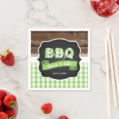 Baby Q Shower Napkin - Groen Servet (Insitu)