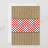 Baby Q Sprinkle, BBQ Baby Sprinkle Shower, babyq Kaart (Achterkant)