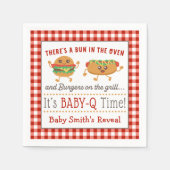 BABY-Q thema gender onthullen servetten (Voorkant)