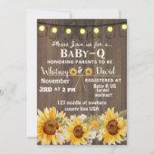 Baby-Q uitnodiging (Voorkant)