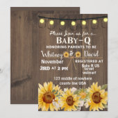 Baby-Q uitnodiging (Voorkant / Achterkant)