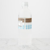 Baby Q waterflesetiket - Baby Blue Waterfles Etiket (Achterkant)