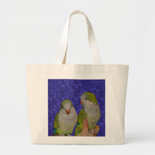 Baby Quaker Parrot Pair Animal Canvas tas