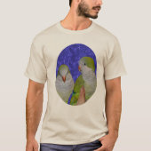 Baby Quaker Parrot Pair T-shirt (Voorkant)