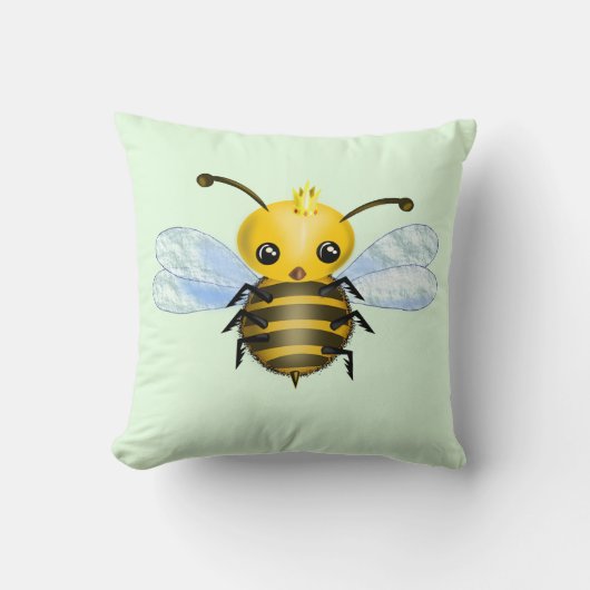 Baby Queen Bee Sierkussen - Kies kleuren (Voorkant)