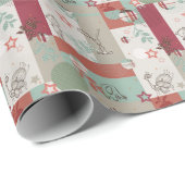 Baby Quilt Patroon 2 Cadeaupapier (Rol Hoek)