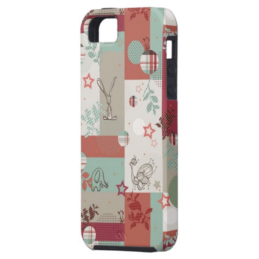 Baby Quilt Patroon 2 Case-Mate iPhone Case (Achterkant Links)
