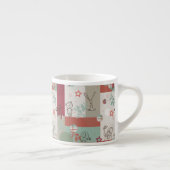 Baby Quilt Patroon 2 Espresso Kop (Rechts)