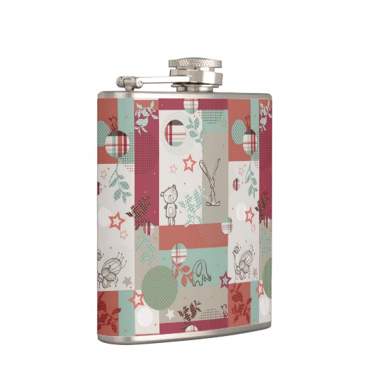 Baby Quilt Patroon 2 Heupfles (Rechts)