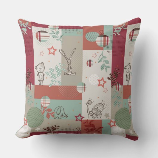 Baby Quilt Patroon 2 Kussen (Voorkant)