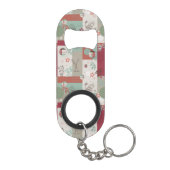 Baby Quilt Patroon 2 Mini Flessenopener (Achterkant)