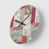 Baby Quilt Patroon 2 Ronde Klok (Hoek)