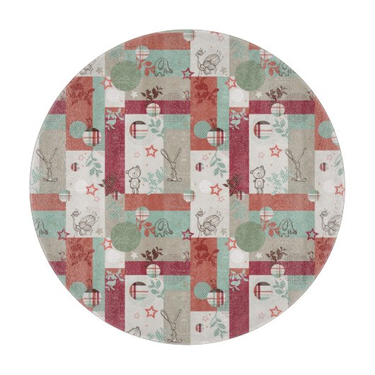 Baby Quilt Patroon 2 Snijplank (Voorkant)