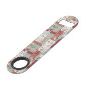 Baby Quilt Patroon 2 Speed Flessenopener (Voorkant Gekanteld)