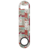 Baby Quilt Patroon 2 Speed Flessenopener (Voorkant)