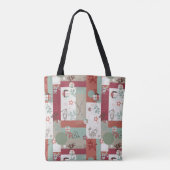 Baby Quilt Patroon 2 Tote Bag (Achterkant)