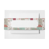 Baby Quilt Patroon 2 Uitnodigingen Wikkel (Voorkant Voorbeeld)