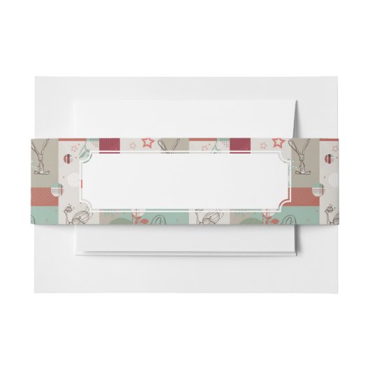 Baby Quilt Patroon 2 Uitnodigingen Wikkel (Voorkant Voorbeeld)