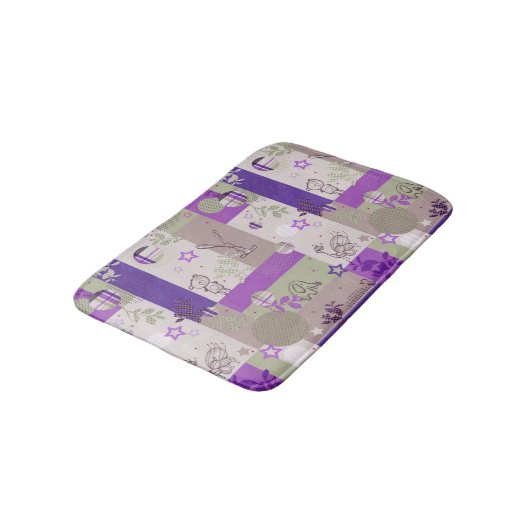 Baby Quilt Pattern Badmat (Gekanteld)