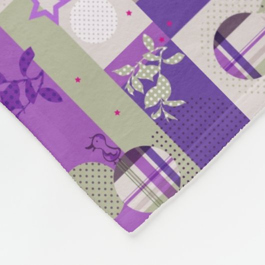 Baby Quilt Pattern Fleece Deken (Hoek)