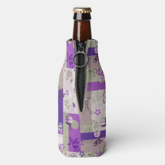 Baby Quilt Pattern Flesjeskoeler (Fles Achterkant)