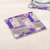 Baby Quilt Pattern Kartonnen Onderzetters (Schuin)