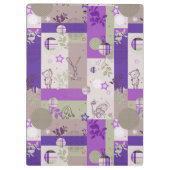 Baby Quilt Pattern Klembord (Achterkant)