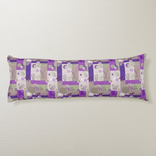 Baby Quilt Pattern Lichaamskussen (Achterkant)