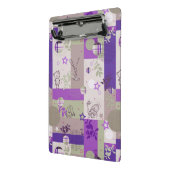 Baby Quilt Pattern Mini Klembord (Angled2)