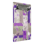 Baby Quilt Pattern Mini Klembord (Schuin)