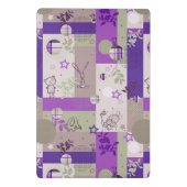 Baby Quilt Pattern Mini Klembord (Achterkant)