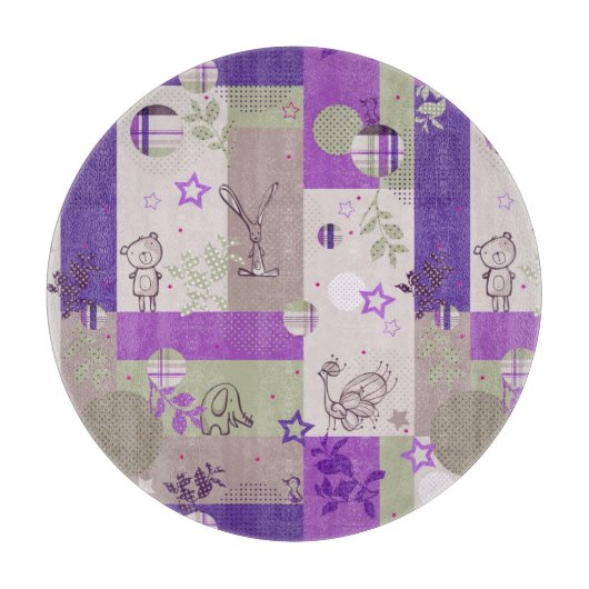 Baby Quilt Pattern Snijplank (Voorkant)