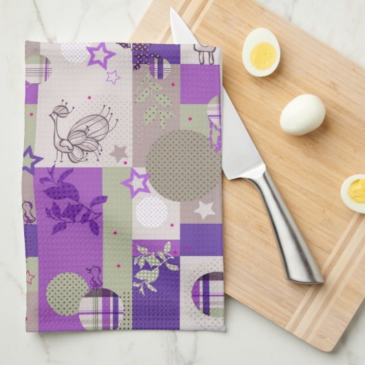 Baby Quilt Pattern Theedoek (Quarter Fold)