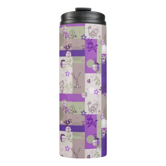 Baby Quilt Pattern Thermosbeker (Voorkant)