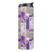 Baby Quilt Pattern Thermosbeker (Gedraaid links)