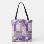 Baby Quilt Pattern Tote Bag (Achterkant)