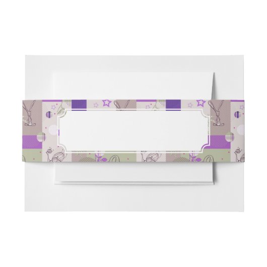 Baby Quilt Pattern Uitnodigingen Wikkel (Voorkant Voorbeeld)